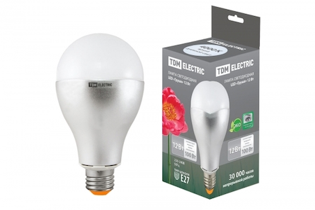 TDM ELECTRIC SQ0340-0069 Лампа светодиодная Груша - 12 Вт - 220 В - 4000 К – E27 TDM